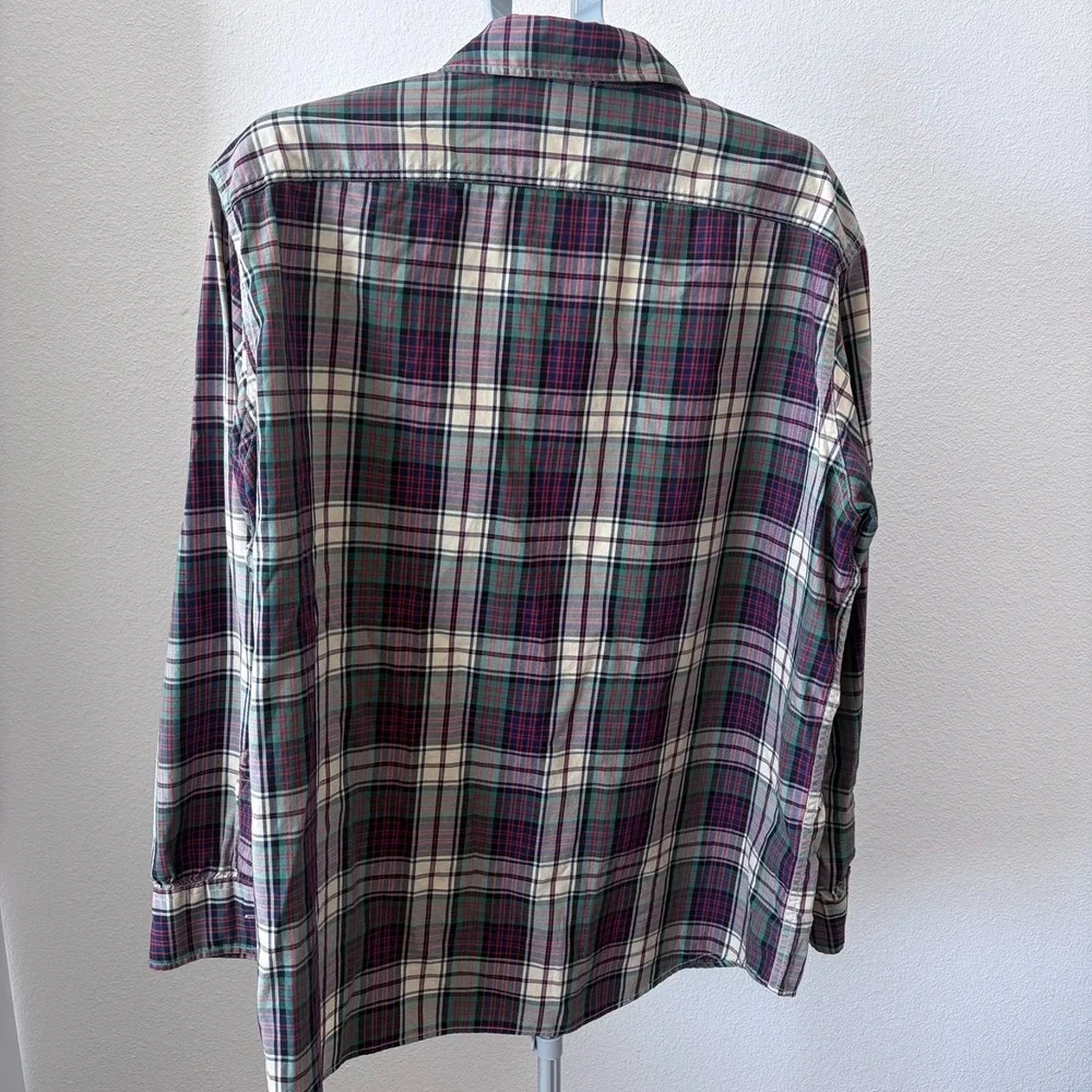 Polo Ralph Lauren Woodsman Work Shirt XL Plaid Flannel Button Up Heritage Preppy